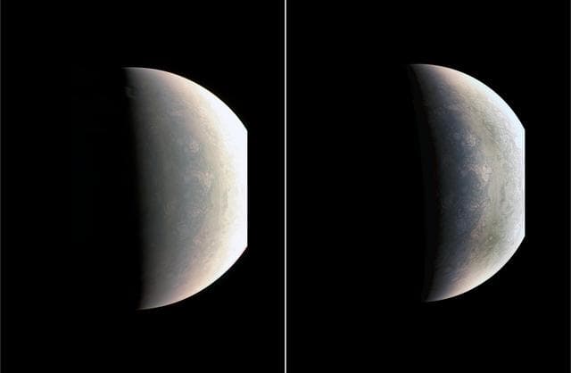 NASA image: Close-Up Views of Jupiter North Pole
