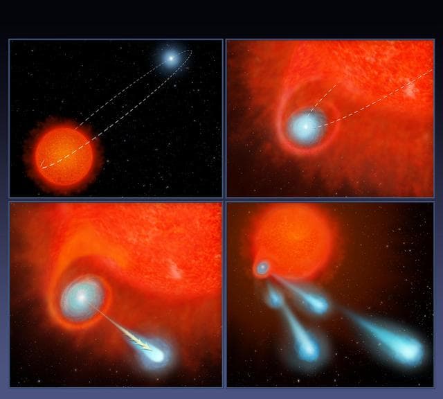 NASA image: Cannonballs Shoot from Star (Artist Concept)