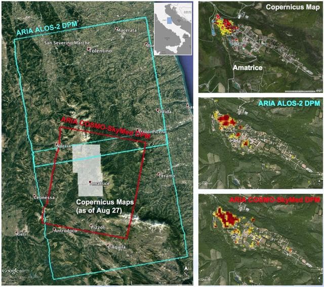 NASA-Produced Maps Help Gauge Italy Earthquake Damage