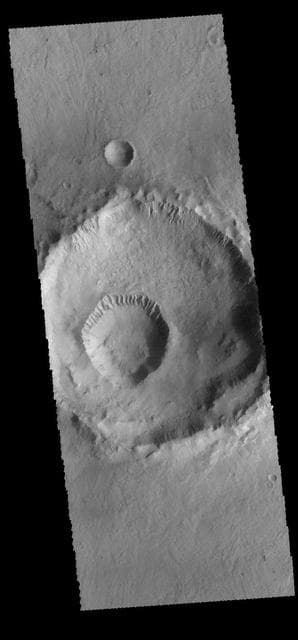NASA image: Gasa Crater