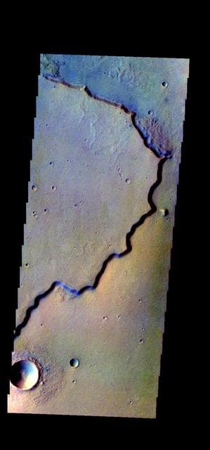 NASA image: Chryse Planitia - False Color
