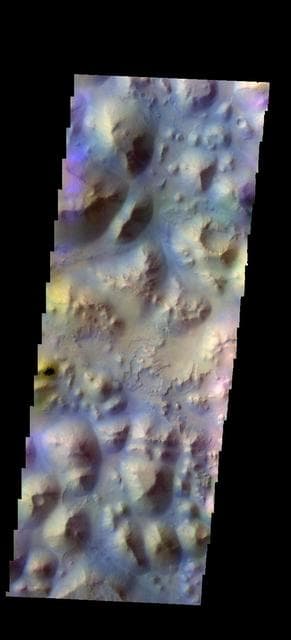 NASA image: Iani Chaos - False Color