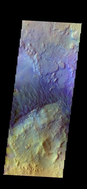 NASA image: Crater Dunes - False Color