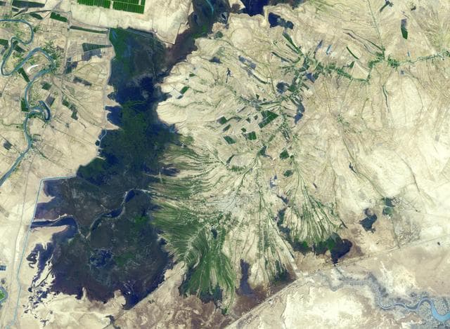 NASA image: Shadegan, Iran