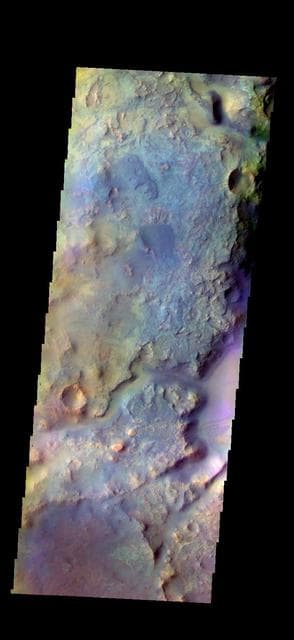 NASA image: Nili Fossae - False Color