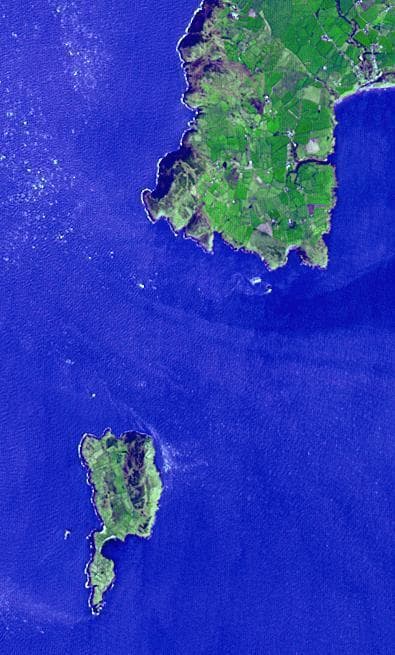 NASA image: Bardsey Island, Wales