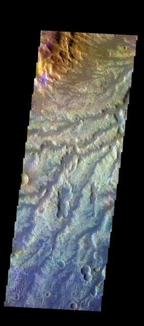 NASA image: Arda Valles - False Color