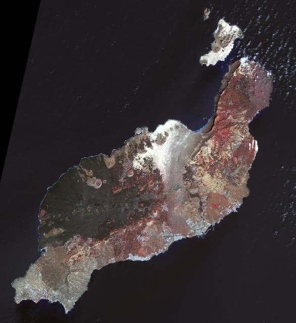 NASA image: Lanzarote, Canary Islands