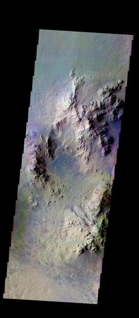 Hale Crater - False Color