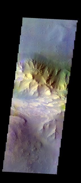 NASA image: Coprates Chasma - False Color