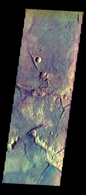 NASA image: Margaritifer Terra - False Color