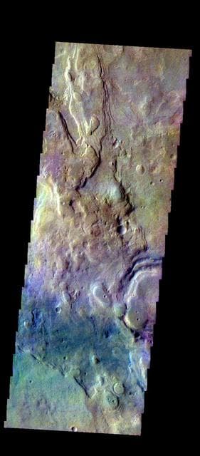 NASA image: Hellas Planitia - False Color