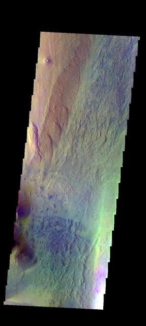 NASA image: Ophir Chasma - False Color