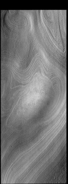 NASA image: South Polar Layers