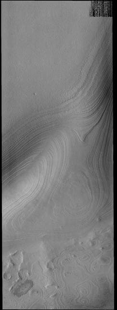 NASA image: South Polar Layers