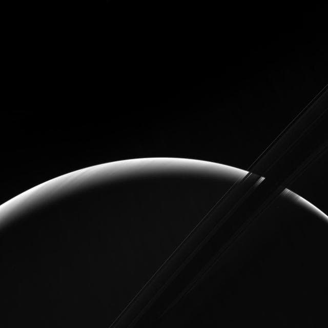 NASA image: Saturnian Dawn