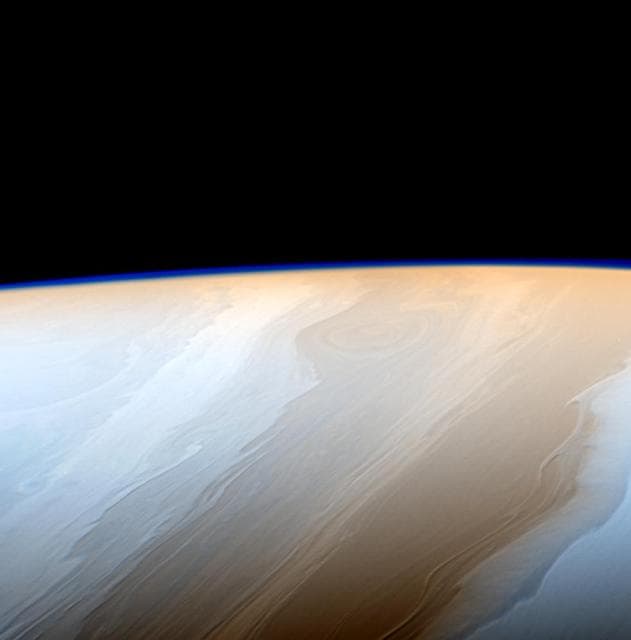 NASA image: Cloudy Waves (False Color)