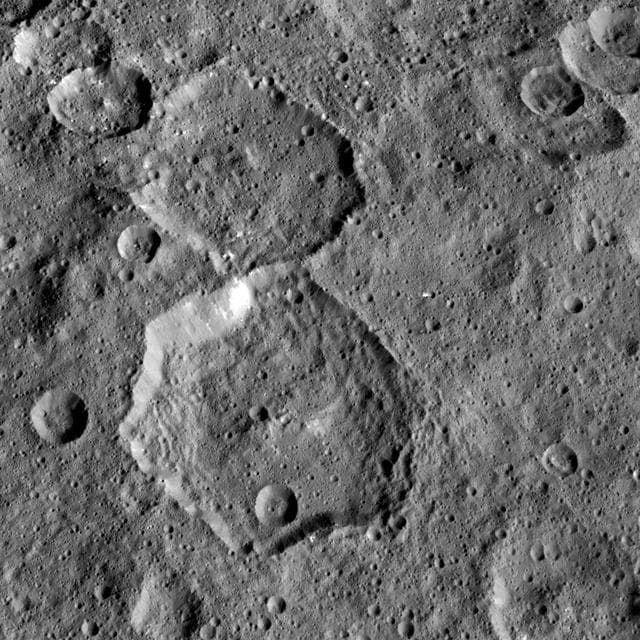 NASA image: Fejokoo Crater