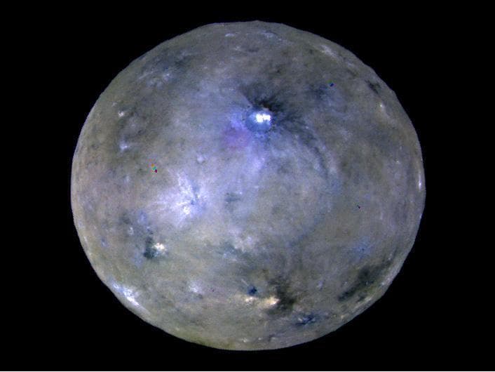 NASA image: Enhanced Color View of Ceres at Opposition