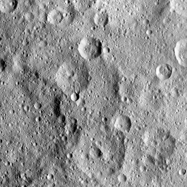 NASA image: Hakumyi Crater