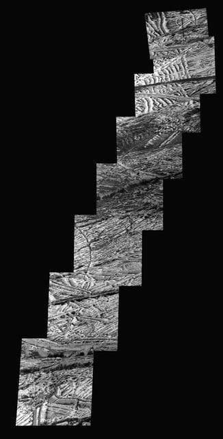 Highest-resolution Europa Image & Mosaic from Galileo