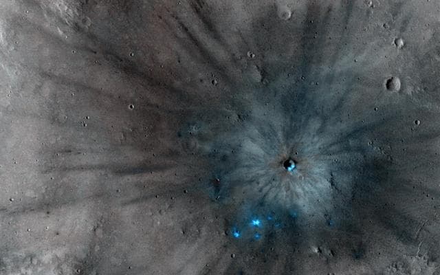 NASA image: Unlocking an Impact Crater Clues