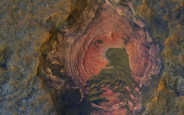 NASA image: Layers and Dark Dunes