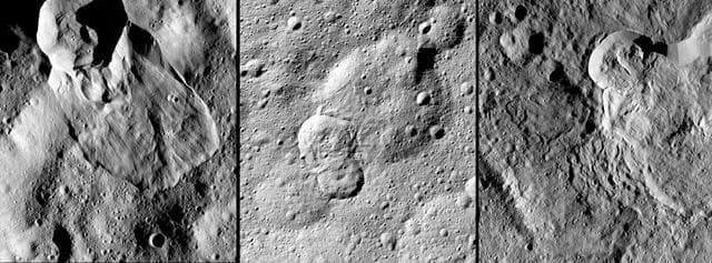 NASA image: Landslides on Ceres