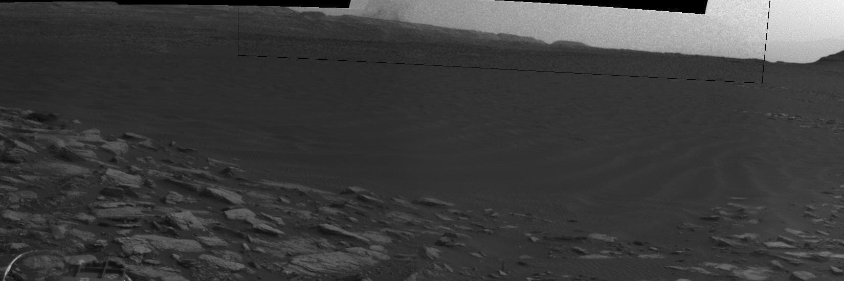 NASA image: Dust Devil Passes Near Martian Sand Dune