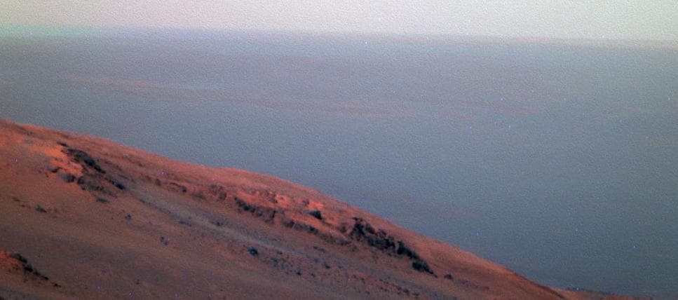 NASA image: Active Lifting During Martian Dust Storm