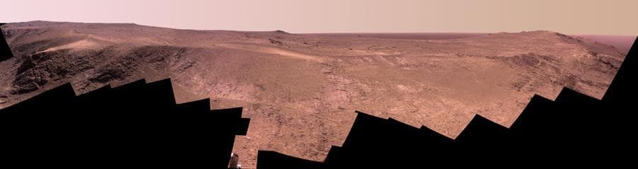 NASA image: Mars Rover Opportunity Panorama of Rocheport.