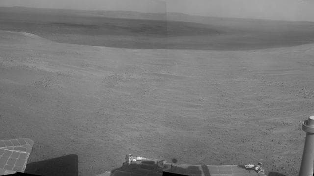 NASA image: Crater Rim and Plain at Head of 'Perseverance Valley,' Mars