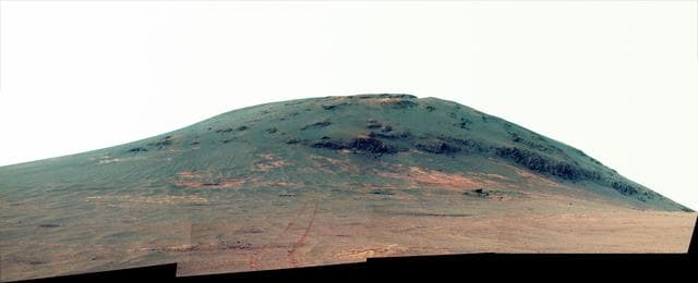 NASA image: Putting Martian 'Tribulation' Behind Enhanced Color