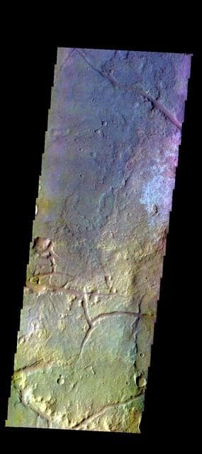 NASA image: Margaritifer Terra - False Color