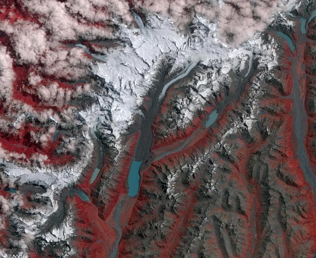 NASA image: New Zealand Glaciers