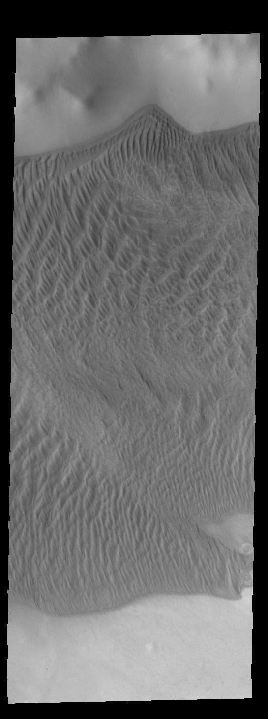 NASA image: Charlier Crater Dunes