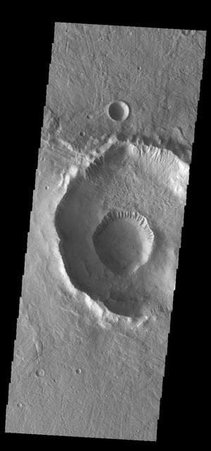 NASA image: Gasa Crater