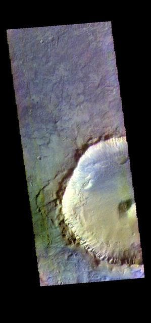 NASA image: Crater - False Color