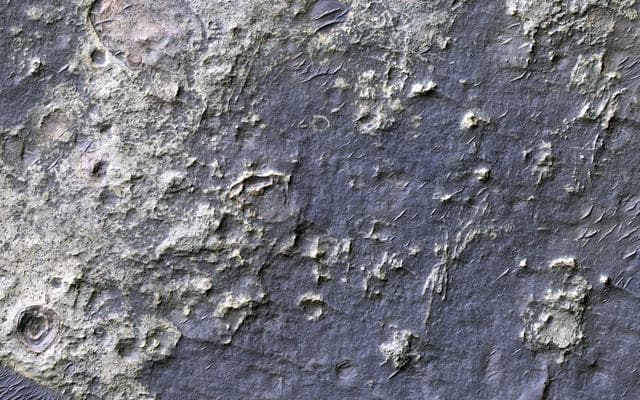 NASA image: Fans and Crater Floor Deposits Southeast of Vinogradov Crater