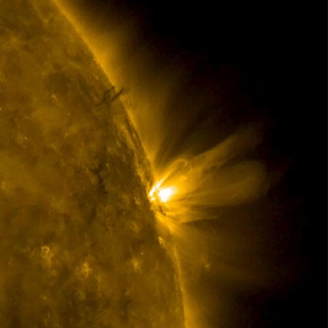 NASA image: Stretched Loops
