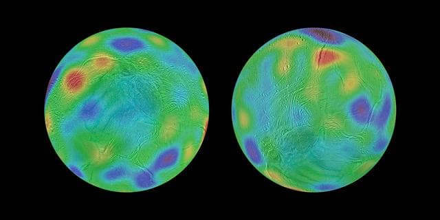 Wandering Poles of Enceladus