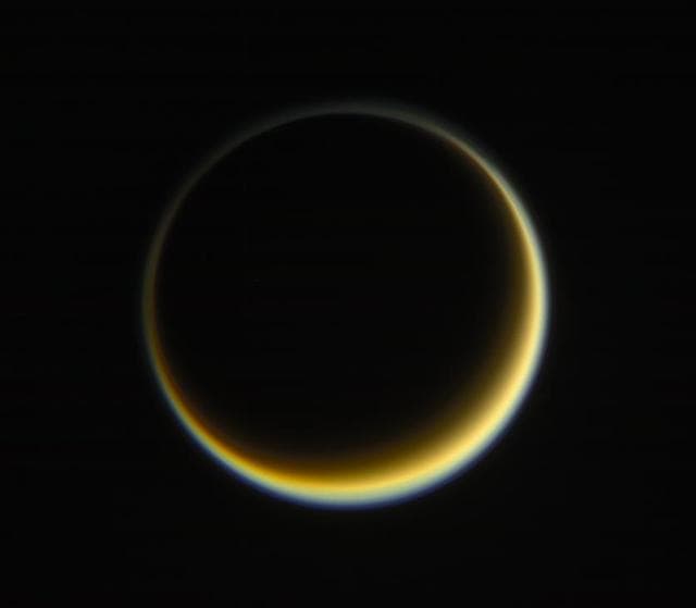 NASA image: Highlighting Titan's Hazes