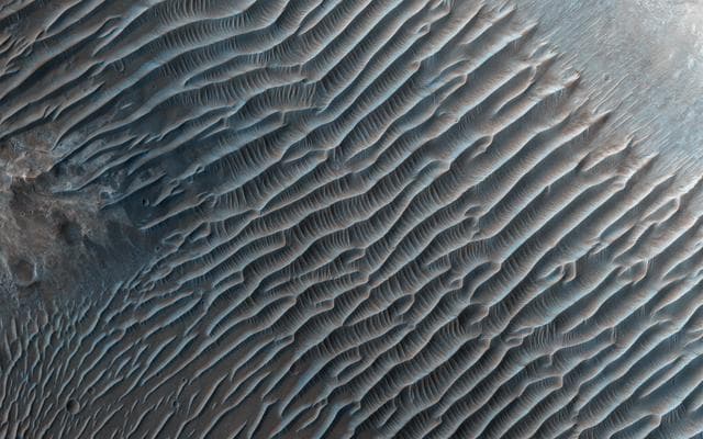 NASA image: Erosion of Edge of the South Polar Layered Deposits