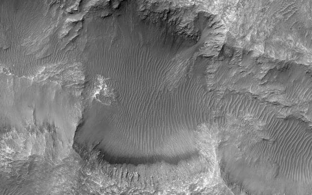 NASA image: A Triple Crater