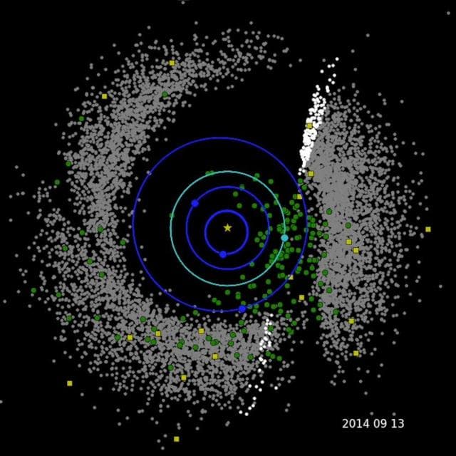 NASA image: Three Years of NEOWISE Data