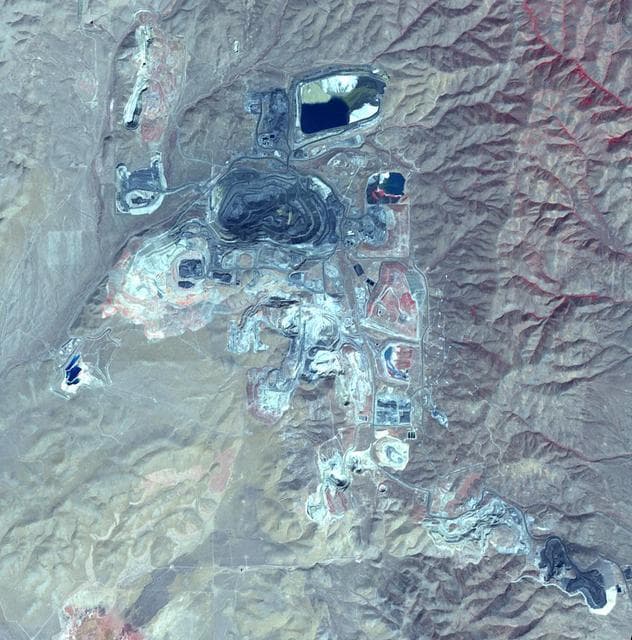 NASA image: Goldstrike Mine, Nevada
