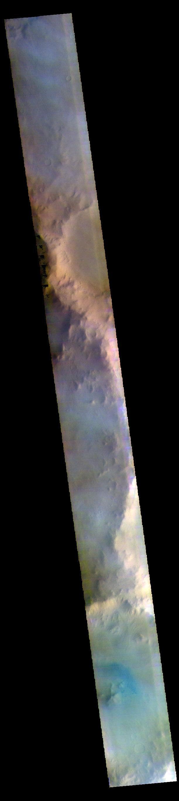NASA image: Terra Sirenum - False Color