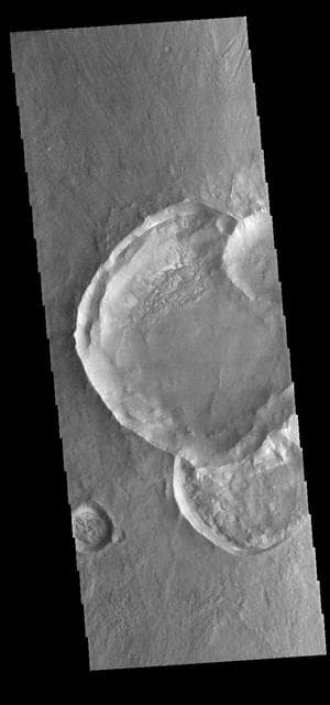 NASA image: Craters on Craters