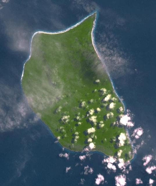 NASA image: Henderson Island, South Pacific