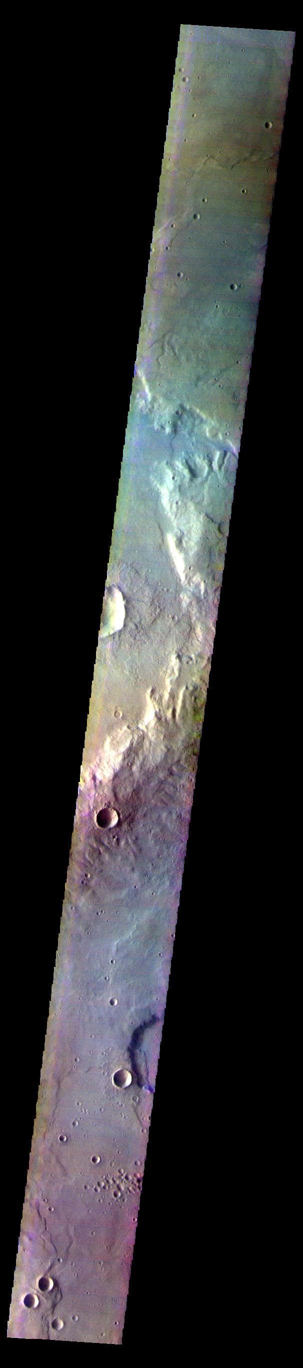 NASA image: Corozal Crater - False Color